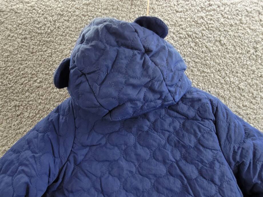 First Impressions Quilted Micro-Fleece-Lined Hooded Jacket Baby Boys' 24M Navy