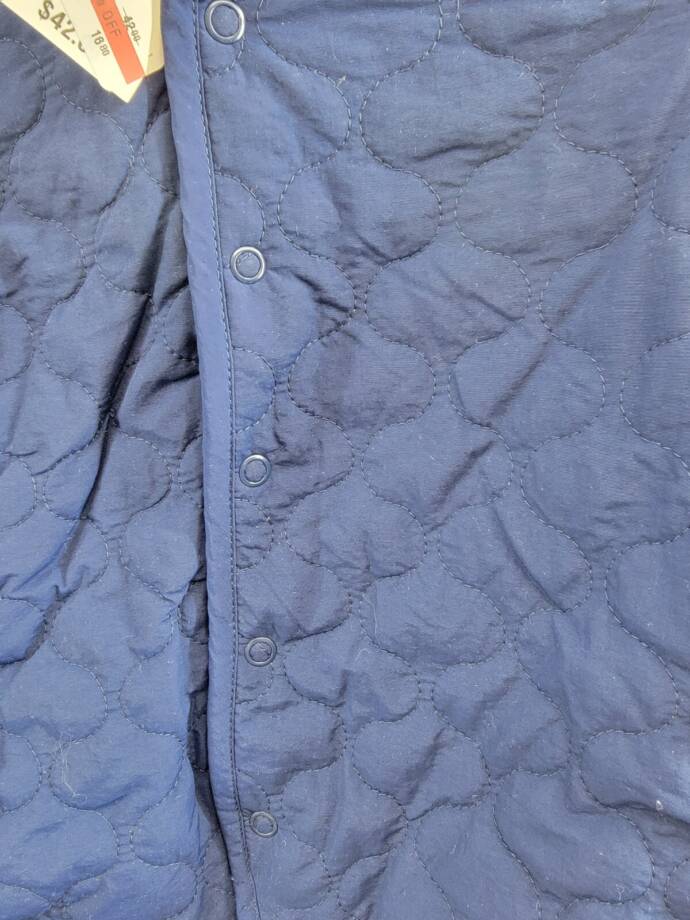 First Impressions Quilted Micro-Fleece-Lined Hooded Jacket Baby Boys' 24M Navy