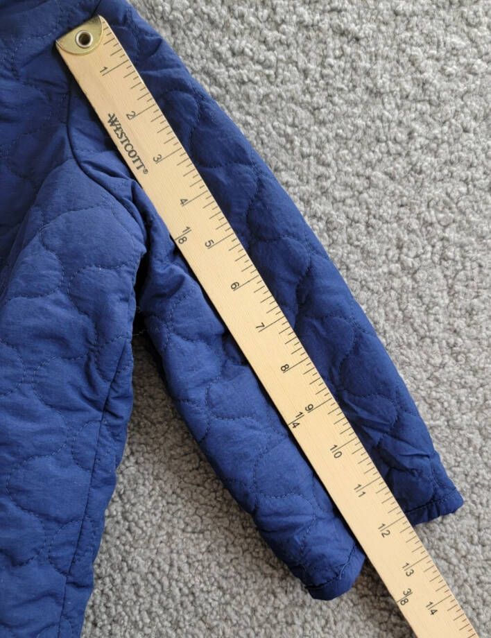 First Impressions Quilted Micro-Fleece-Lined Hooded Jacket Baby Boys' 24M Navy