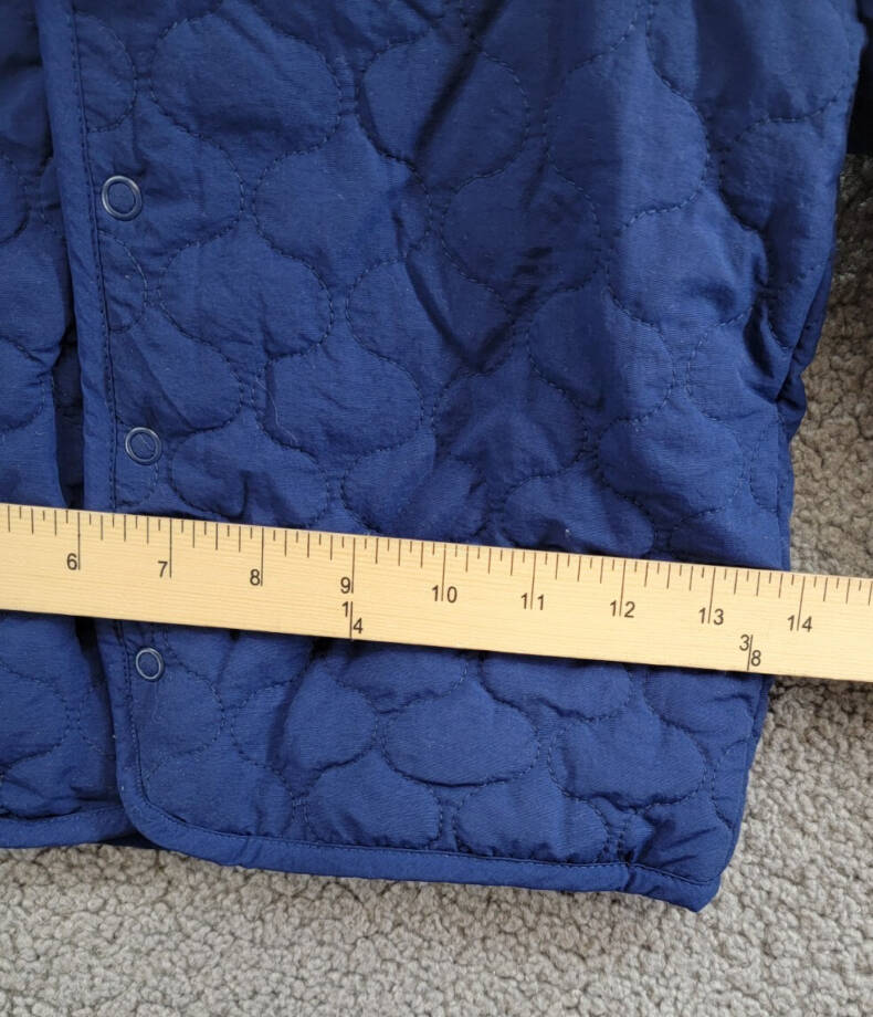 First Impressions Quilted Micro-Fleece-Lined Hooded Jacket Baby Boys' 24M Navy