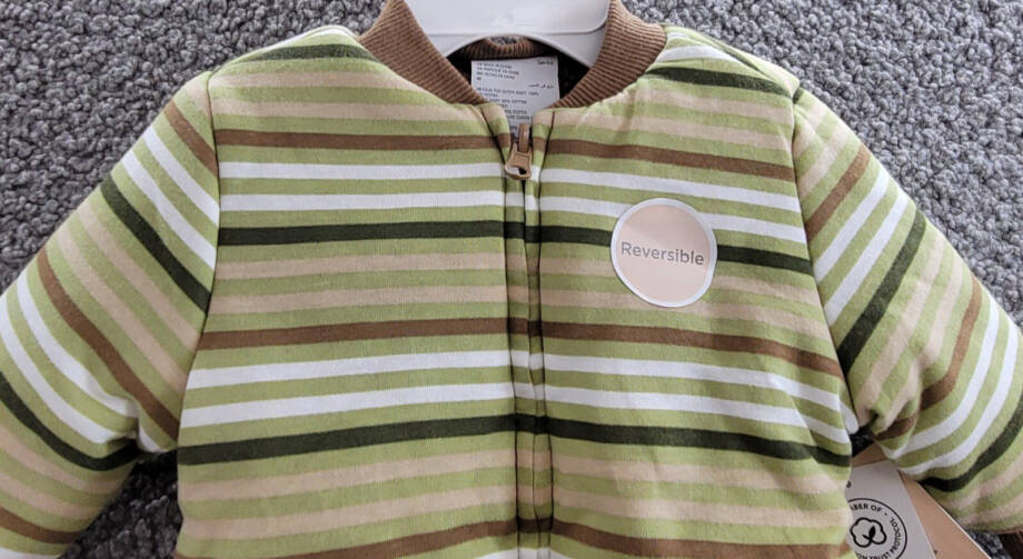 First Impressions Reversible Faux-Sherpa Striped Jacket Baby Boys 0-3M Fernwood