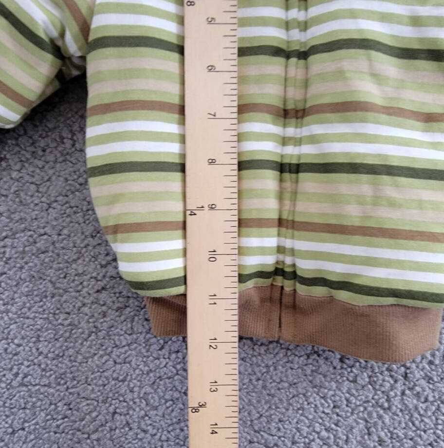 First Impressions Reversible Faux-Sherpa Striped Jacket Baby Boys 0-3M Fernwood