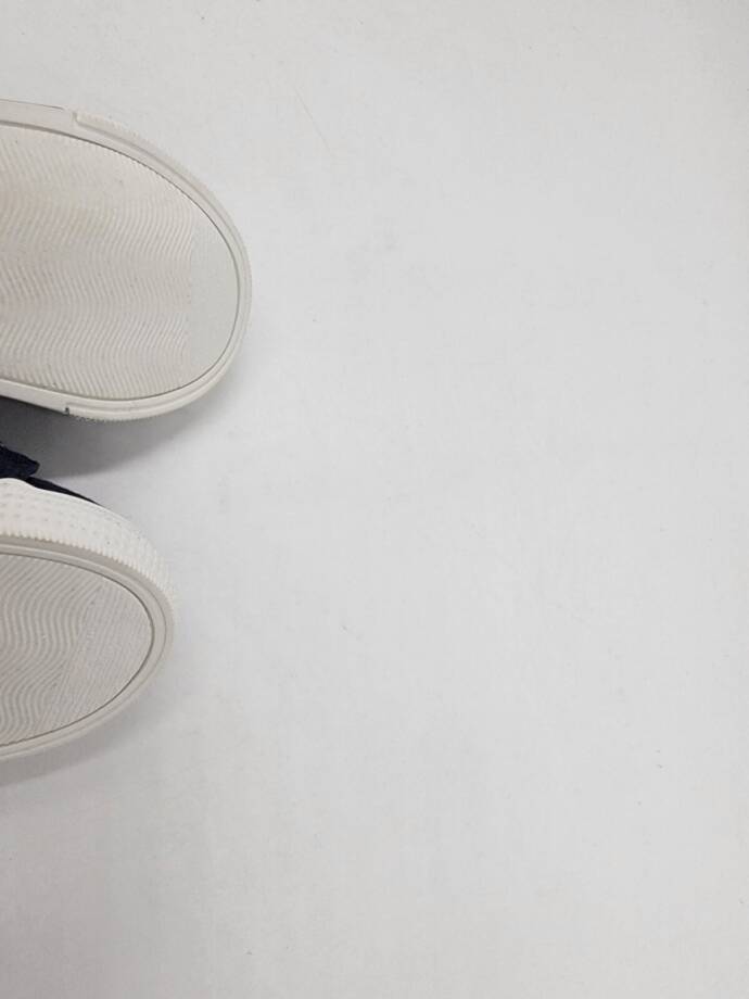 First Impressions Round Toe Sneakers Unisex Baby Navy Nautical Stay Put Strap 2