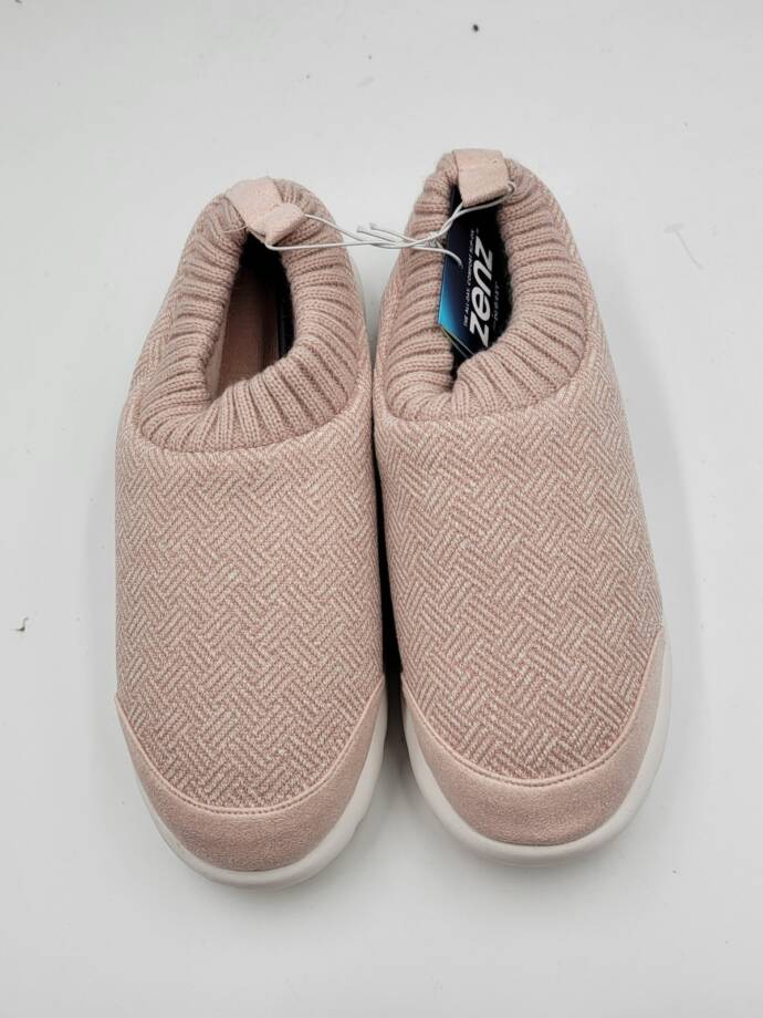 isotoner Microterry Lined Knit Zenz Sock Bootie Women's 10 Evening Sands Slip On