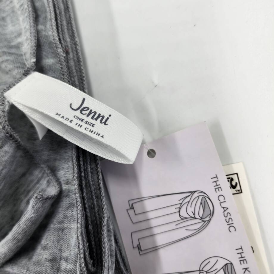 Jenni on Repeat Jersey Wrap Scarf Women's One Size Heather Grey