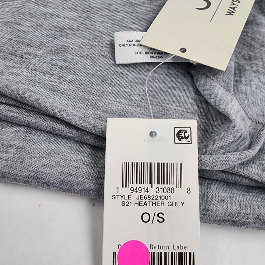 Jenni on Repeat Jersey Wrap Scarf Women's One Size Heather Grey