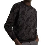 G-STAR RAW Island Camo Fleece Sweatshirt Men's M Cloack Island Crewneck Pullover