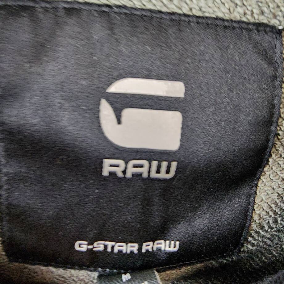 G-STAR RAW Island Camo Fleece Sweatshirt Men's M Cloack Island Crewneck Pullover