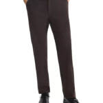 Theory Carpenter Pants Men's 33 Hickory Melange Side Pockets Button Zip Closure