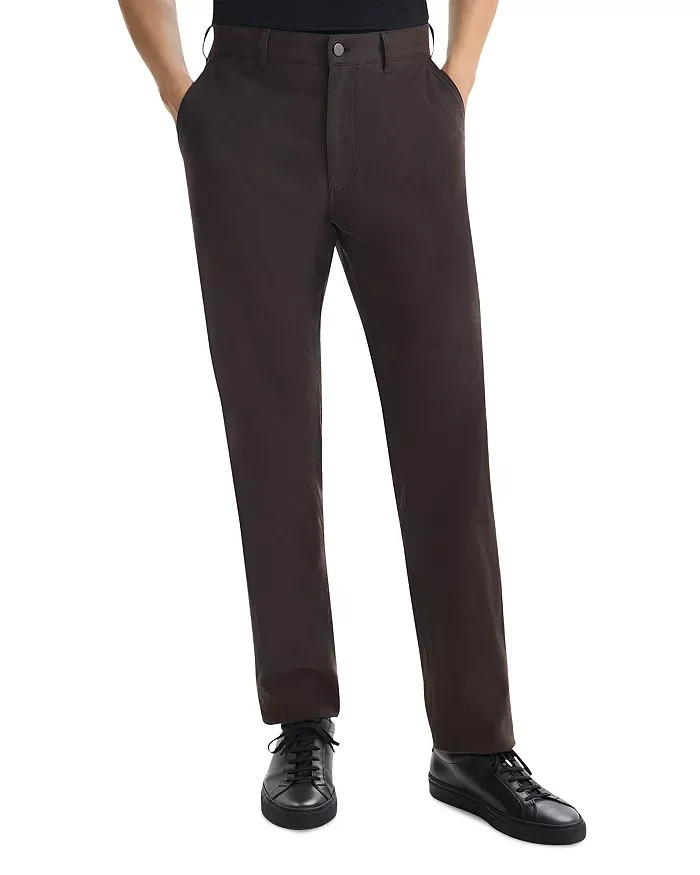 Theory Carpenter Pants Men's 33 Hickory Melange Side Pockets Button Zip Closure