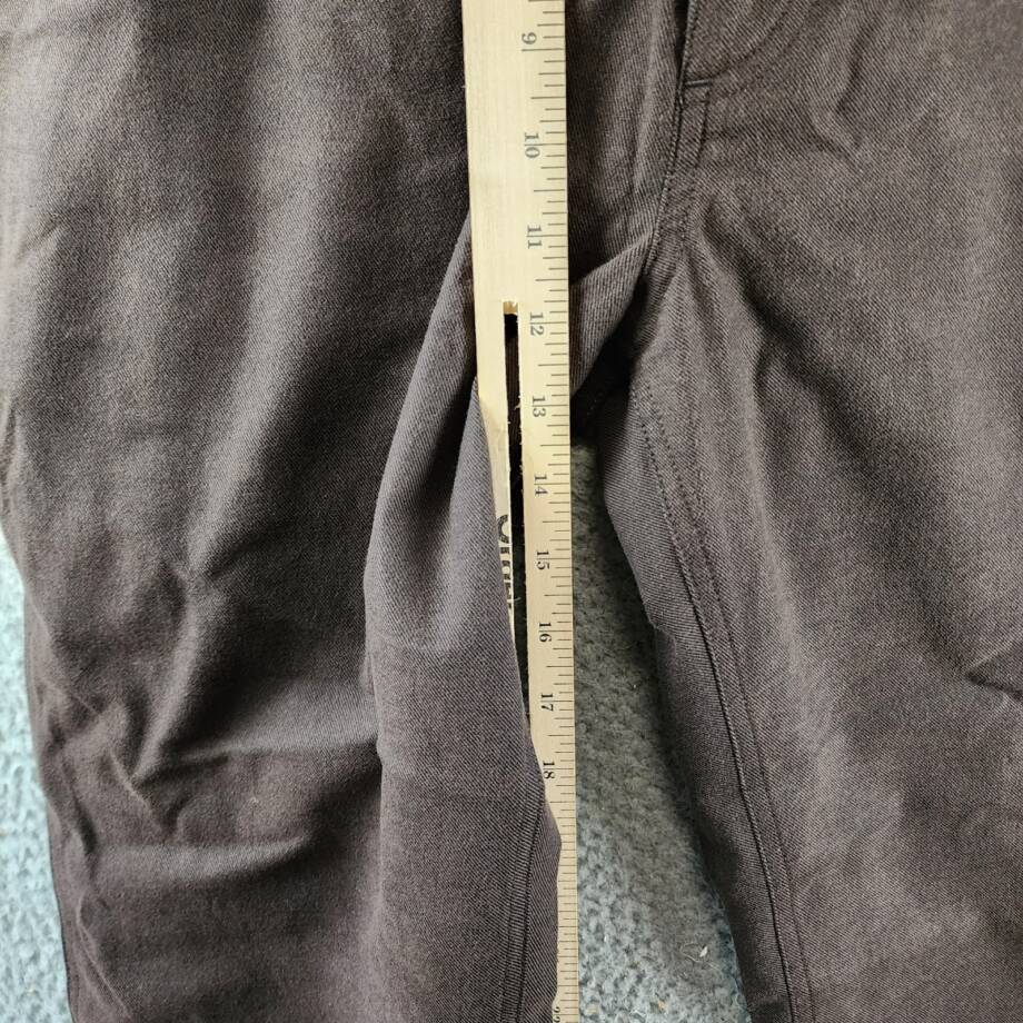 Theory Carpenter Pants Men's 33 Hickory Melange Side Pockets Button Zip Closure