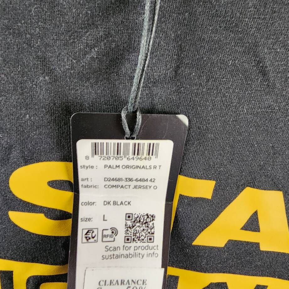 G-Star Raw Palm Originals Regular-Fit Logo Graphic T-Shirt Mens L Black Pullover