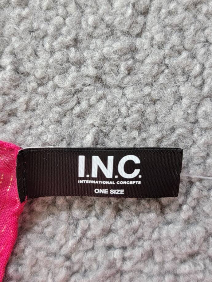 I.N.C. International Concepts Ombré Metallic Scarf Women's One Size Sunset