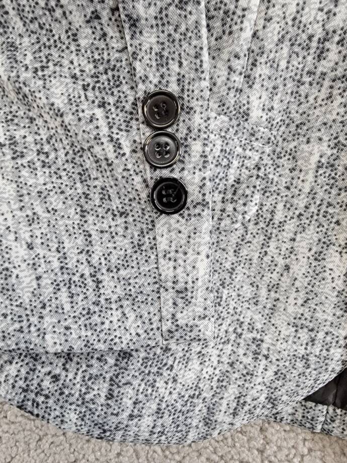 Suitmeister 20's Gangster Jacket Boys - Grey Long Sleeve Button Front Closure M