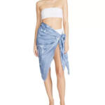 Steve Madden Oversized Paisley Scarf Women's OSFM Denim Printed
