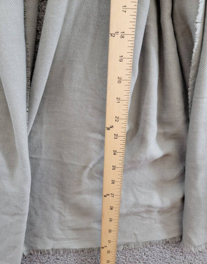On 34th Solid Supersoft Wrap Scarf Women's One Size Gray~