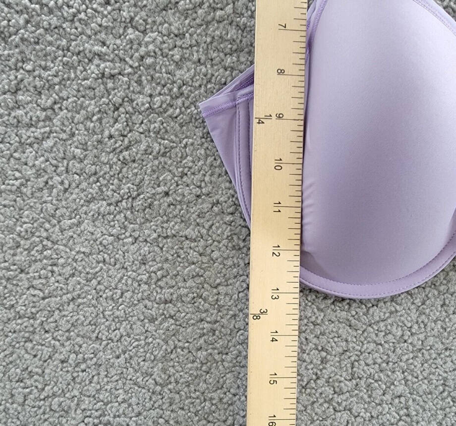 On Gossamer Next to Nothing Micro T-Shirt Underwire Bra Women's 36D Daybreak