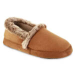 Isotoner Signature A-Line Eco Comfort Slippers Women's L 8-9 Cognac Slip On