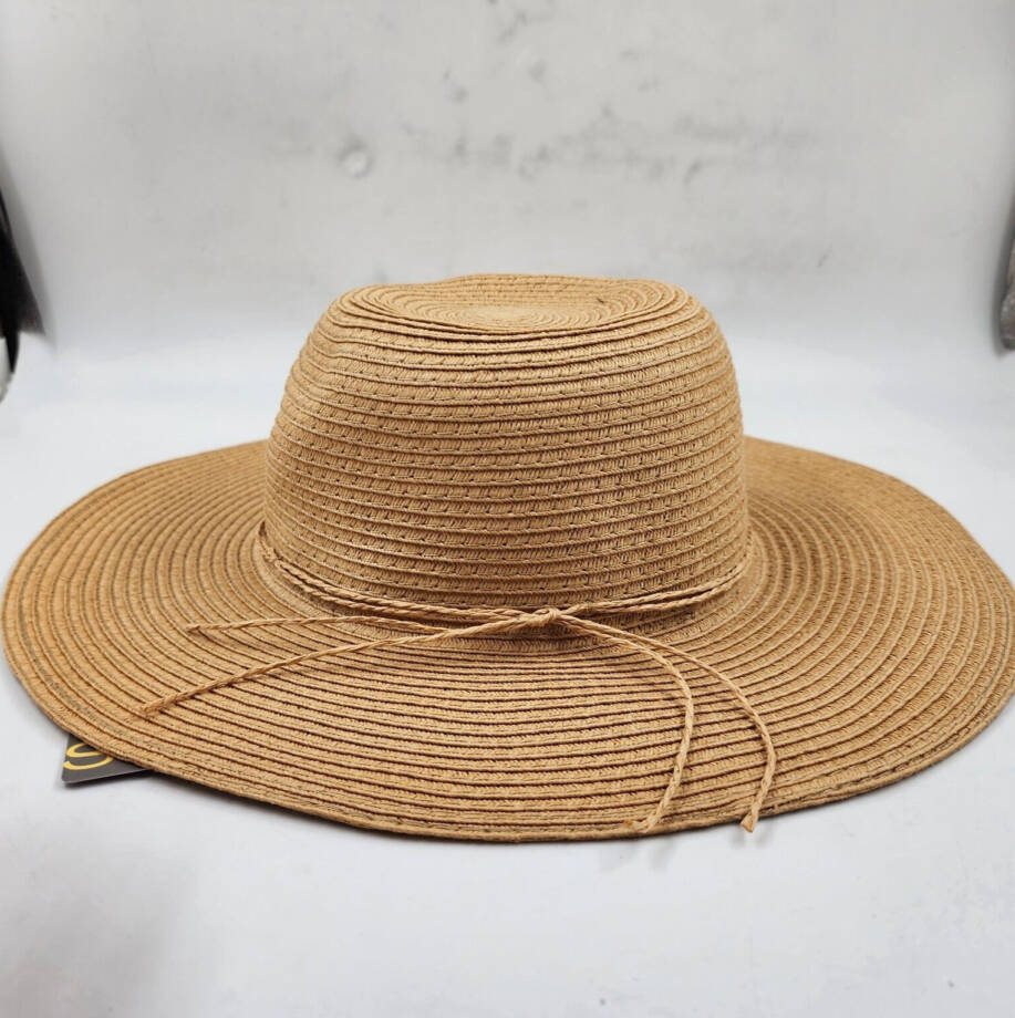 Style & Co Packable Paper Floppy Hat Women's One Size Tan