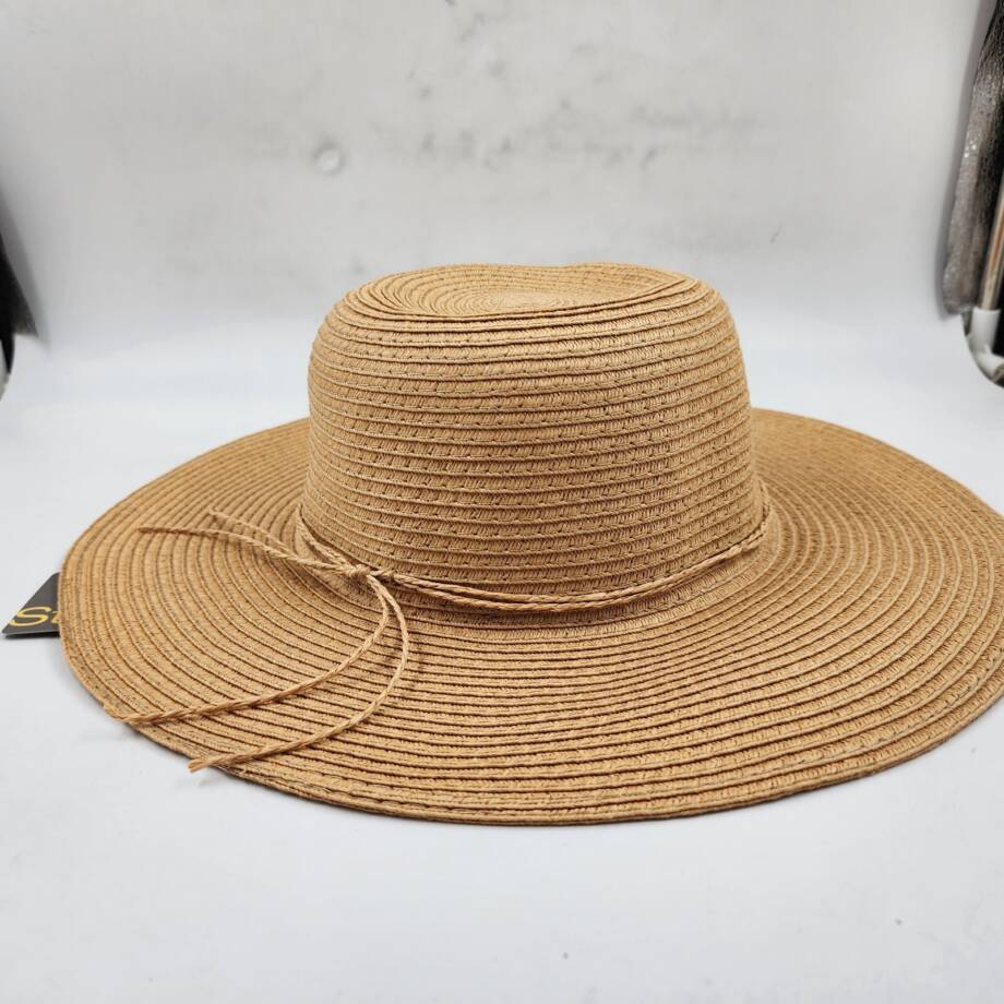 Style & Co Packable Paper Floppy Hat Women's One Size Tan
