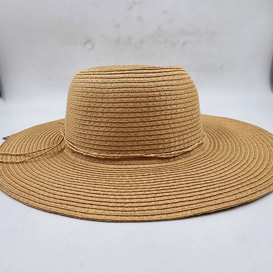 Style & Co Packable Paper Floppy Hat Women's One Size Tan