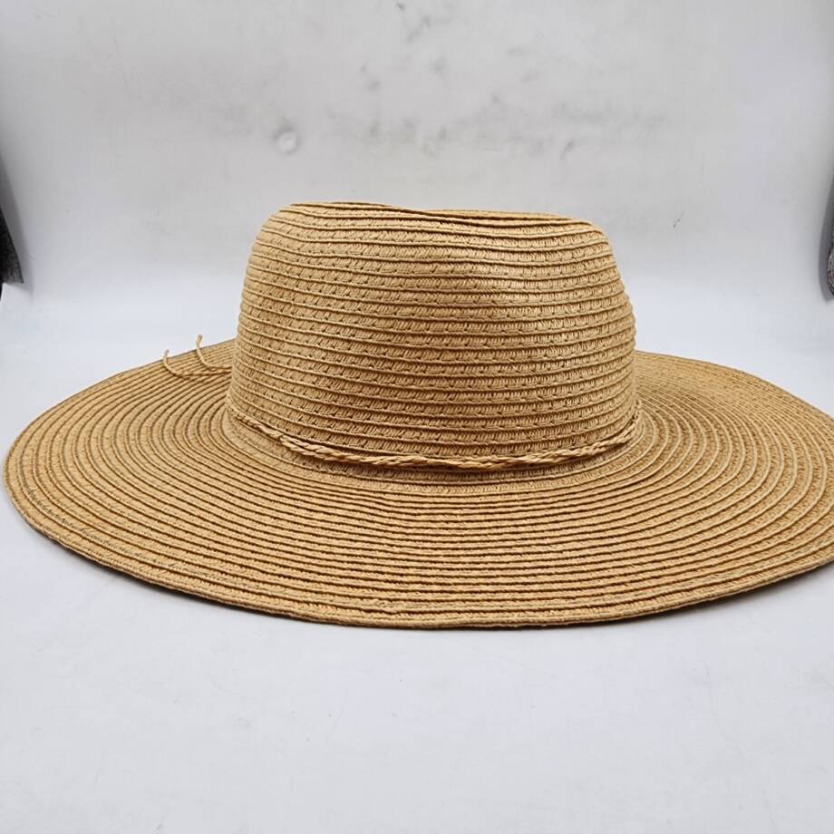 Style & Co Packable Paper Floppy Hat Women's One Size Tan