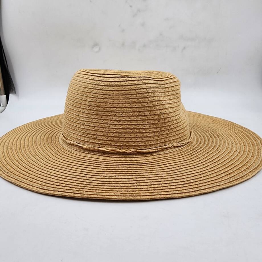 Style & Co Packable Paper Floppy Hat Women's One Size Tan