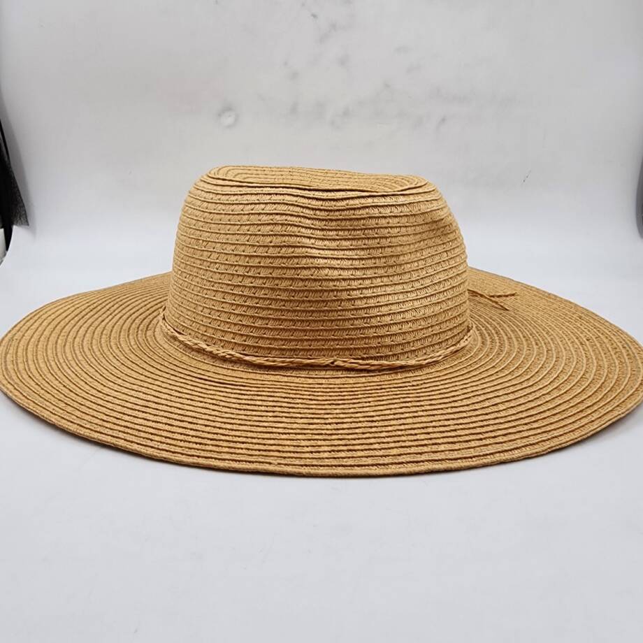 Style & Co Packable Paper Floppy Hat Women's One Size Tan