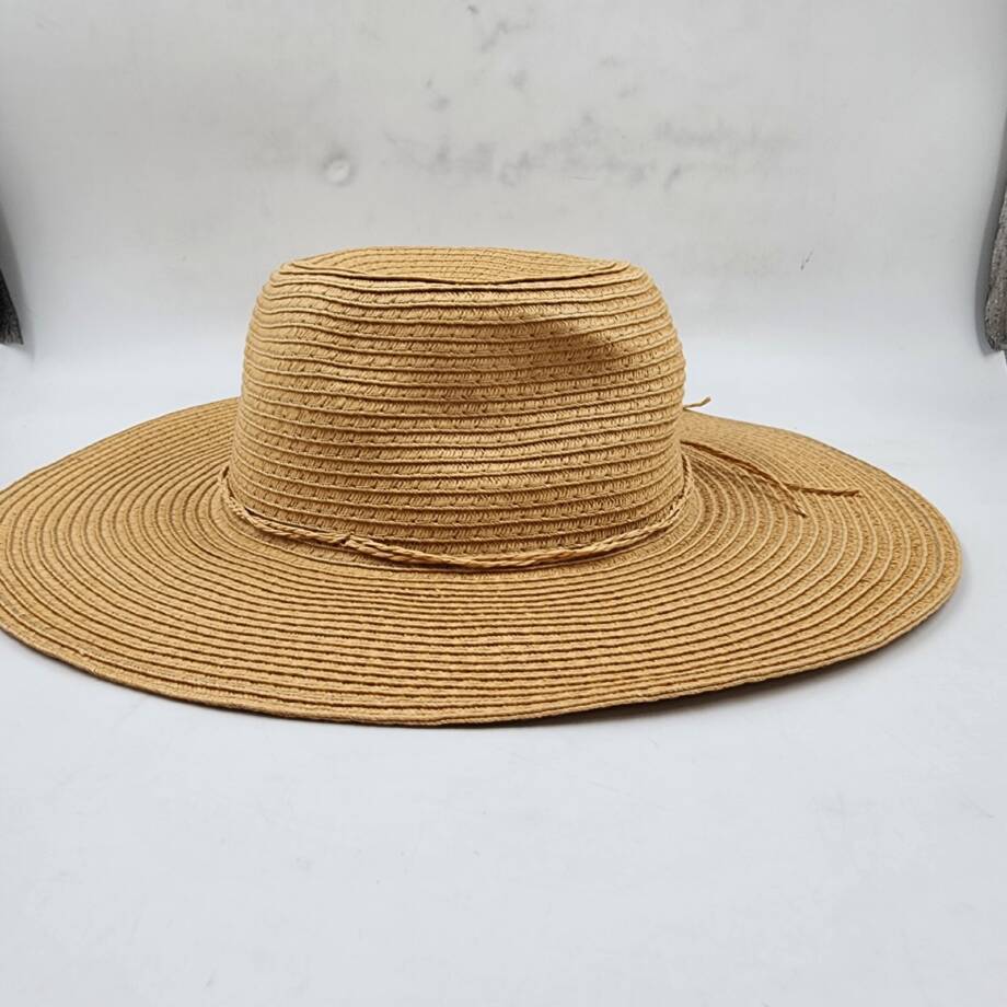 Style & Co Packable Paper Floppy Hat Women's One Size Tan