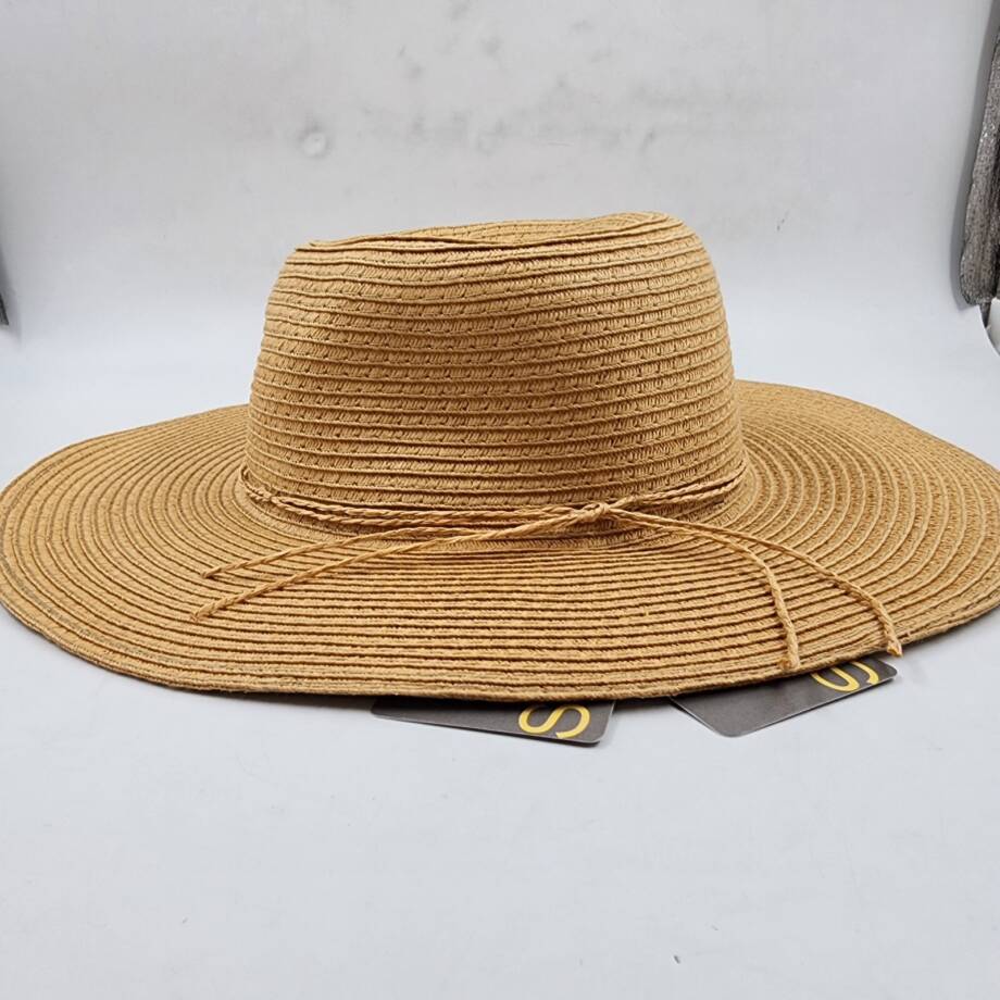 Style & Co Packable Paper Floppy Hat Women's One Size Tan