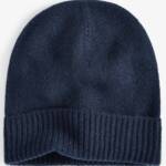 Charter Club 100% Cashmere Cuffed Beanie Women's One Size Admiral Navy