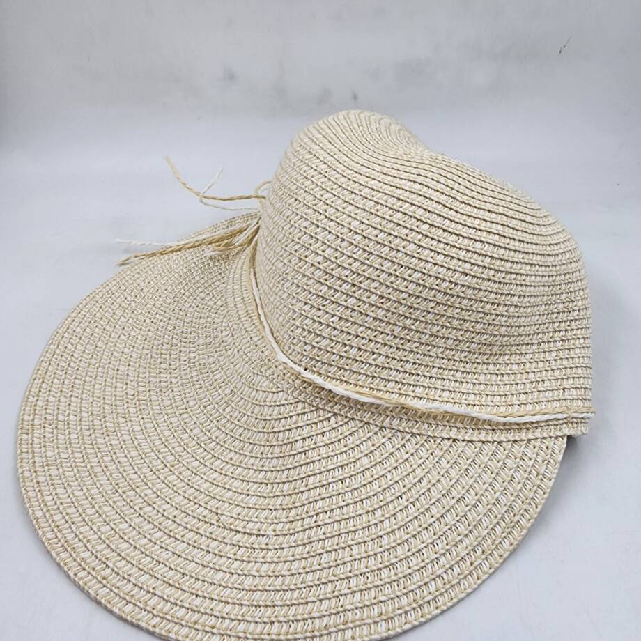 Style & Co Packable Paper Framer Hat Women's One Size Natural