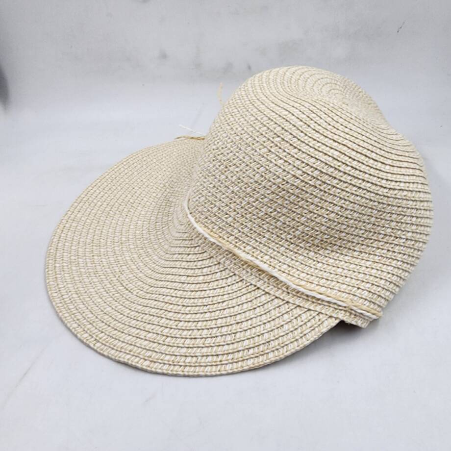 Style & Co Packable Paper Framer Hat Women's One Size Natural