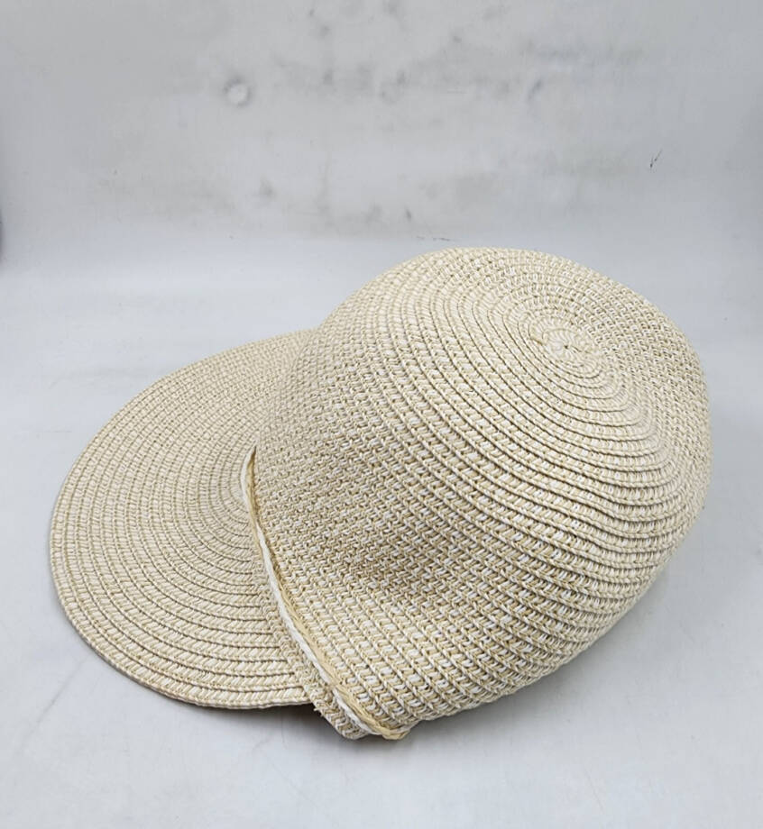 Style & Co Packable Paper Framer Hat Women's One Size Natural
