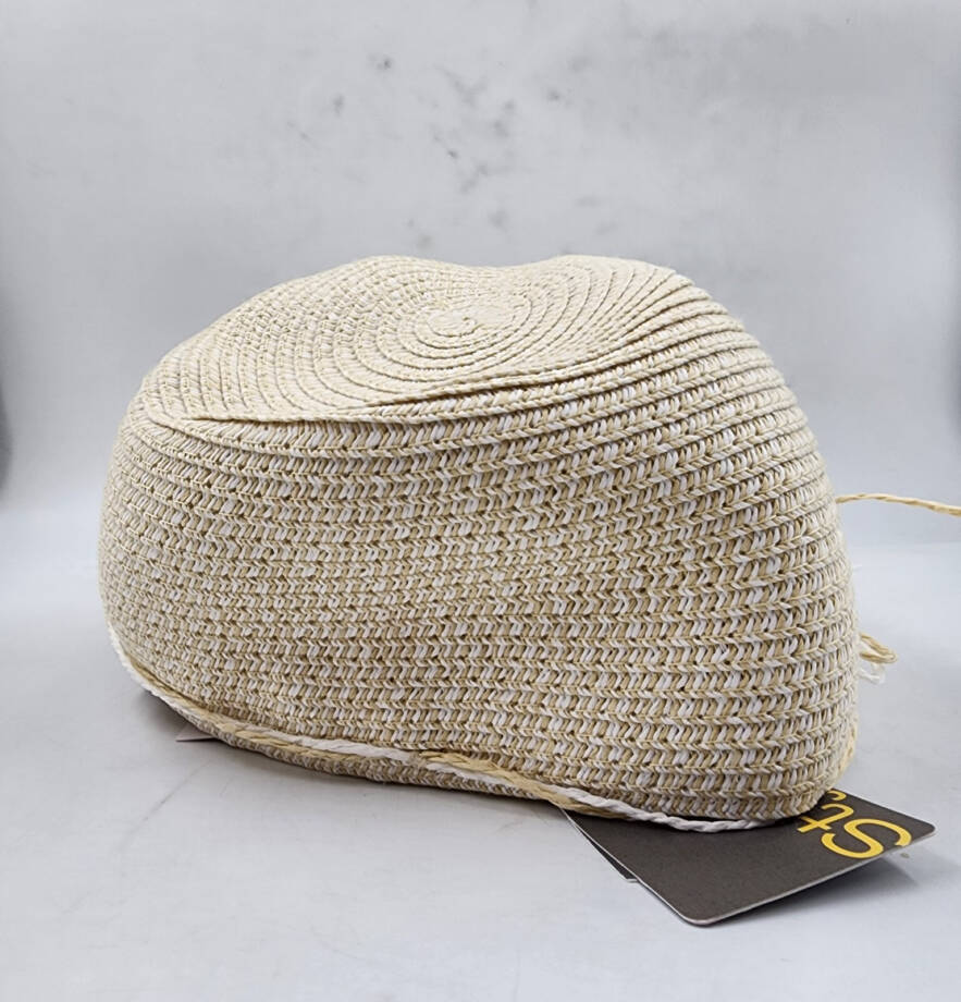 Style & Co Packable Paper Framer Hat Women's One Size Natural