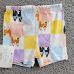 Bluey Graphic Print Sleep Shorts Toddler Girls 3T Multicolor Elastic Waist