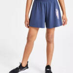 Nike Sportswear Pull-On Jersey Shorts Big Girls L Thunder Blue Elastic Waist