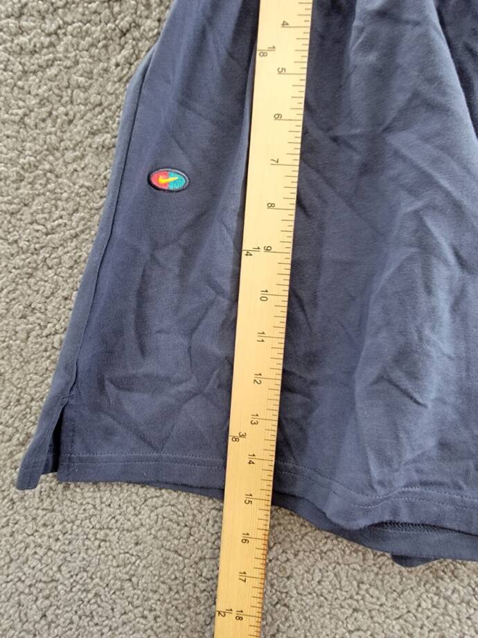 Nike Sportswear Pull-On Jersey Shorts Big Girls L Thunder Blue Elastic Waist