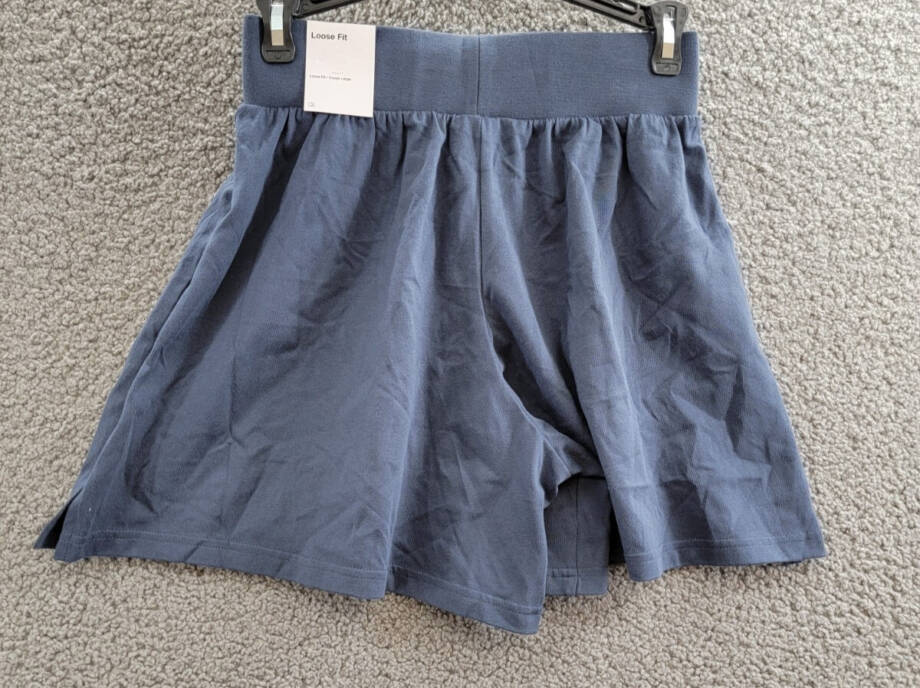 Nike Sportswear Pull-On Jersey Shorts Big Girls L Thunder Blue Elastic Waist