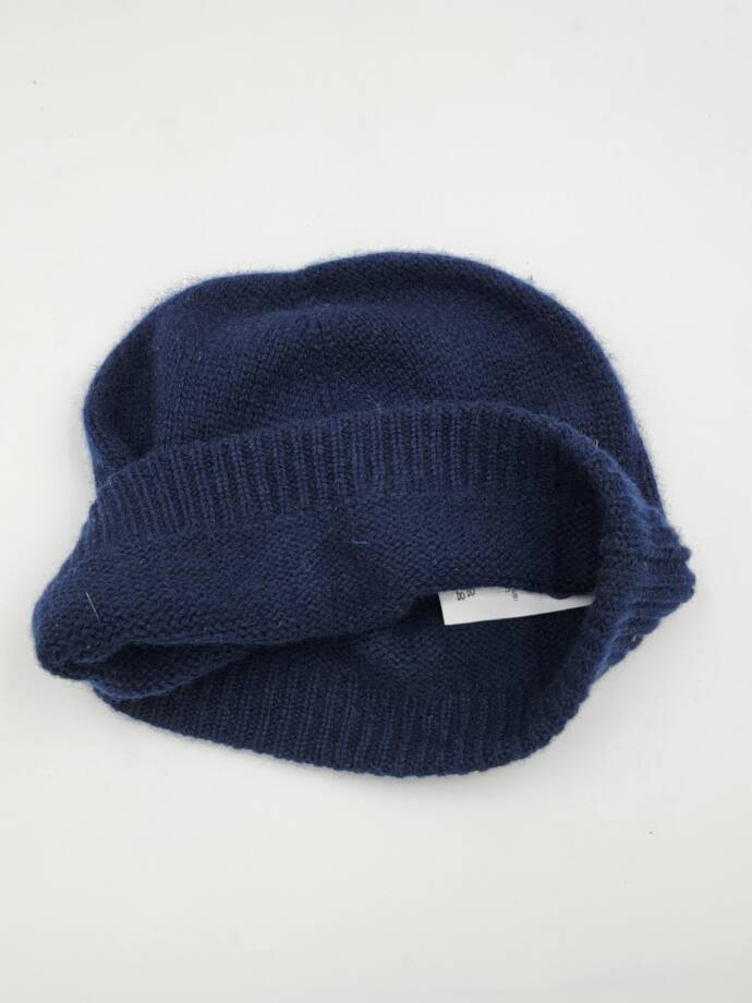 Charter Club 100% Cashmere Cuffed Beanie Women's One Size Admiral Navy