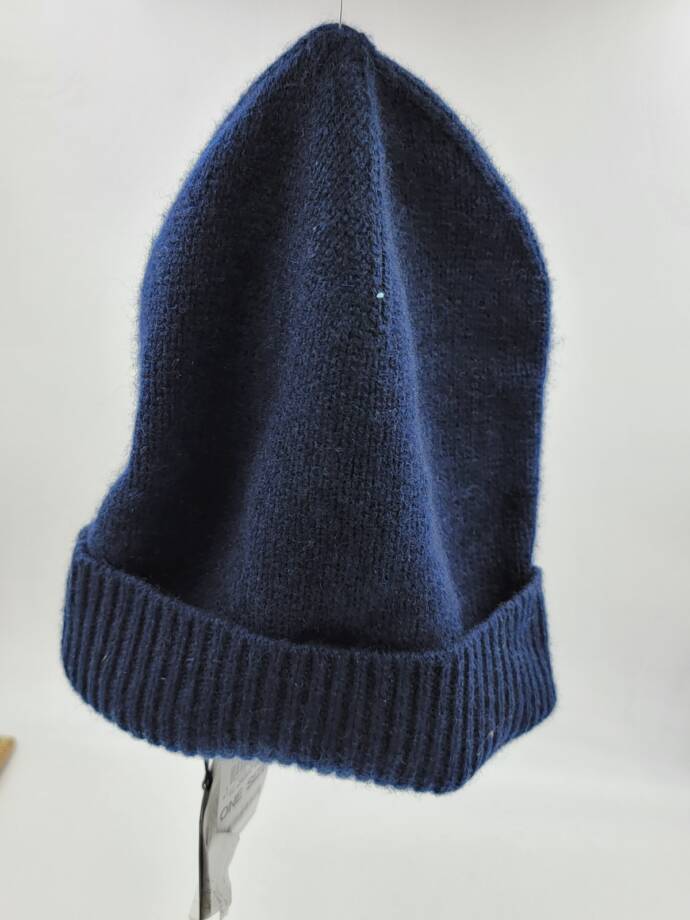 Charter Club 100% Cashmere Cuffed Beanie Women's One Size Admiral Navy