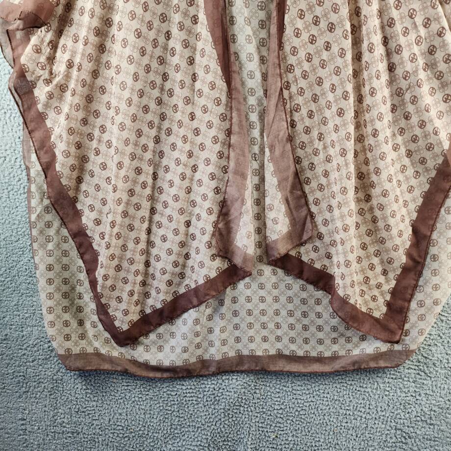 Giani Bernini Signature Logo Button-Front Kimono Cover Up Women's OS Camel