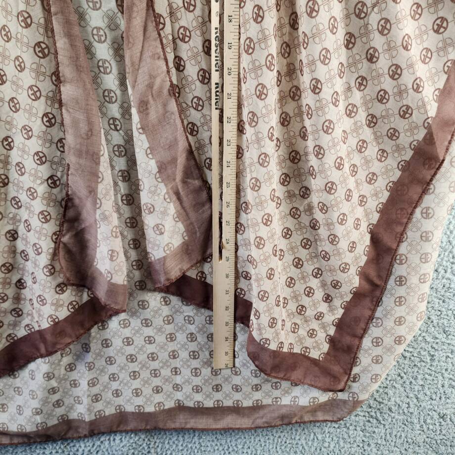 Giani Bernini Signature Logo Button-Front Kimono Cover Up Women's OS Camel