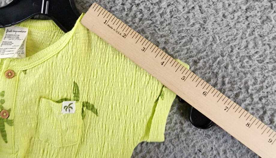 First Impressions Large Palm Henley Romper & Hat Set Baby Boys 18M Citrus Fruit