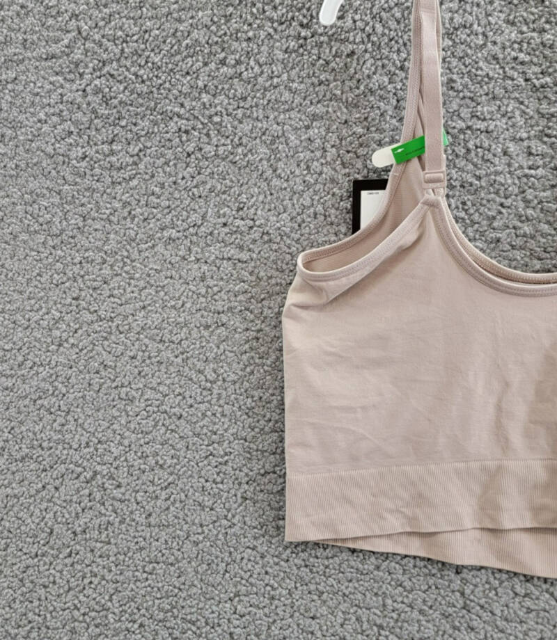 Maidenform M Smoothing Seamless Cropped Cami Women's L Evening Blush Pullover