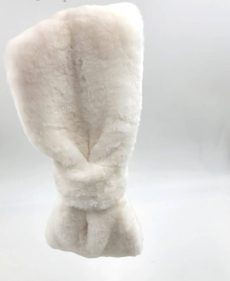 I.N.C. International Concepts Faux-Fur Bow Headband Women's White