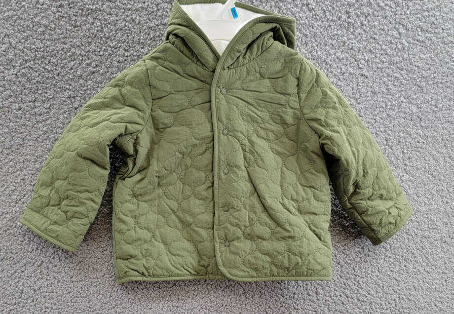 First Impressions Quilted Micro-Fleece-Lined Hooded Jacket Baby Boys 24M Pine