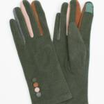 Marcus Adler Finger Pop Color Jersey Touchscreen Glove Women's One Size Olive