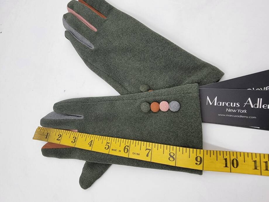 Marcus Adler Finger Pop Color Jersey Touchscreen Glove Women's One Size Olive