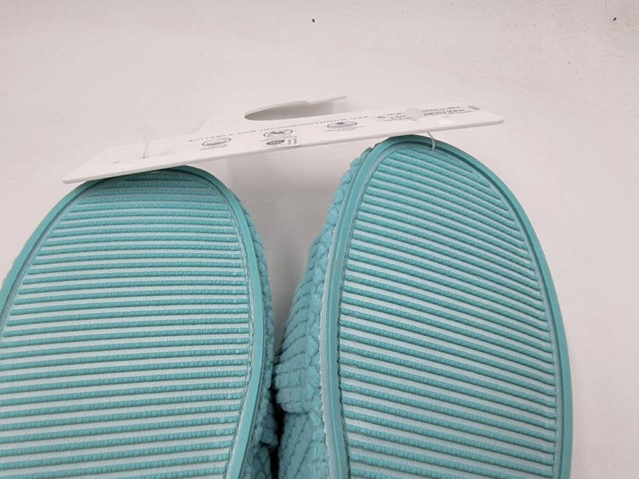 Charter Club Textured Knot-Top Slippers Women's M 7-8 US Etched Glass Slip On